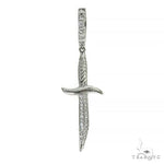 14K Gold Sword Single Earring 66522 - Image 1