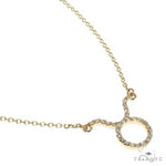 14K Gold Taurus Diamond Necklace 66714 - Image 2