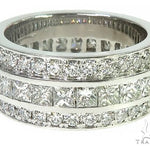 14K Gold Three Row Diamond Ring 66259 - Image 2