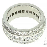 14K Gold Three Row Diamond Ring 66259 - Image 4