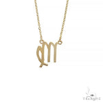 14K Gold Virgo Diamond Necklace 66719 - Image 3