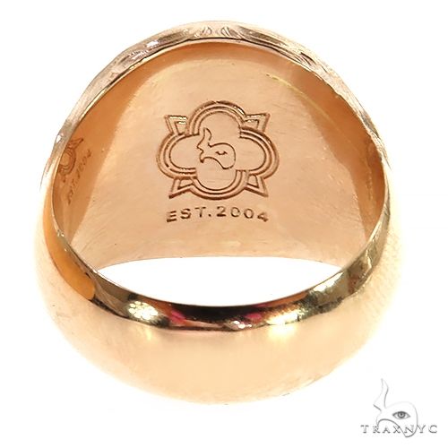 14K Gold Wave Ring 68889 - Image 4