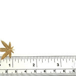 14K Gold Weed Pendant 10K Franco Chain Set 66363 - Image 6