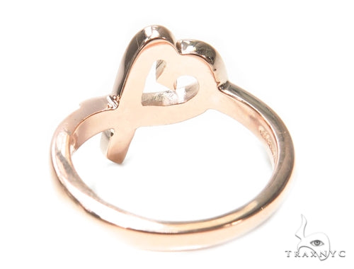 14K Heart Gold Ring 41586 - Image 4