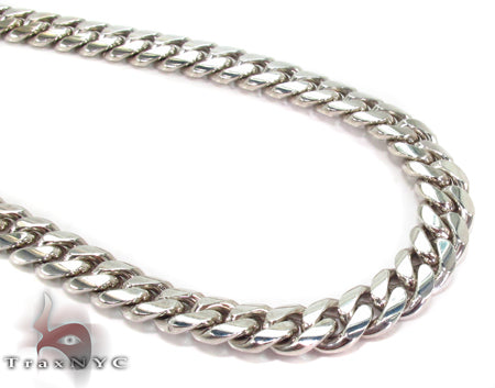 14K Heavy Miami Cuban Link Chain 32 Inches 8mm   30831 - Image 1