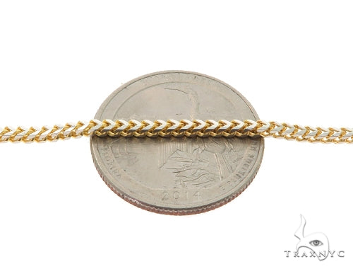 14K TraxNYC's Mystique Ankh Cross Crucifix 10K Franco Chain Set 57204 - Image 11