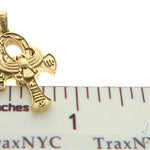 14K TraxNYC's Mystique Ankh Cross Crucifix 10K Franco Chain Set 57204 - Image 9
