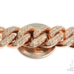 14K Gold Diamond Bracelet With Custom Lock 63946 - Image 5