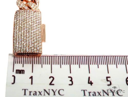 14K Gold Diamond Bracelet With Custom Lock 63946 - Image 8