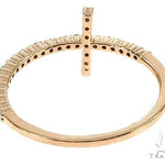 14K Gold Diamond Cross Ring 65691 - Image 5