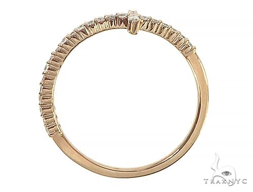 14K Gold Diamond Cross Ring 65691 - Image 6