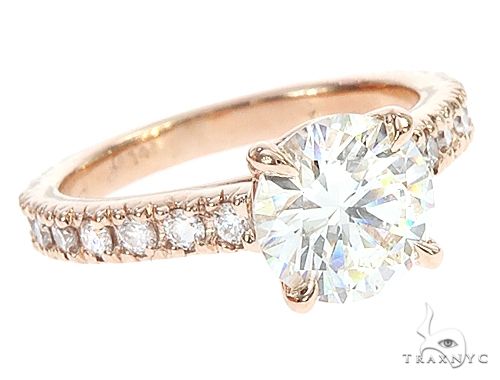 14K Gold Diamond Engagement Ring 65076 - Image 4