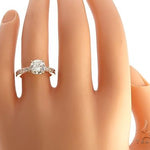 14K Gold Diamond Engagement Ring 65076 - Image 7