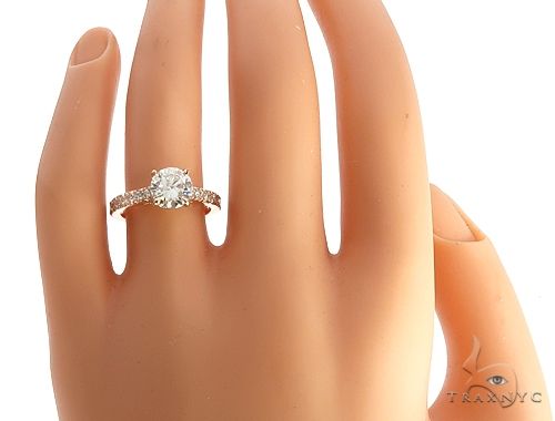 14K Gold Diamond Engagement Ring 65076 - Image 7