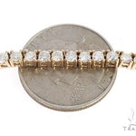 14K Rose Gold Diamond Tennis Chain 65081 - Image 4