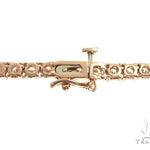 14K Rose Gold Diamond Tennis Chain 22 Inches 3mm   65884 - Image 7