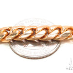 14K Rose Gold Solid Miami Cuban Link Chain 30 Inches 9mm   36150 - Image 3