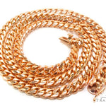 14K Rose Gold Solid Miami Cuban Link Chain 30 Inches 9mm   36150 - Image 6
