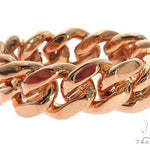 14K Rose Gold Miami Cuban Link Ring 63187 - Image 1