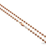 14K Rose Gold Moon Cut Chain 24 Inches 5mm   65889 - Image 1