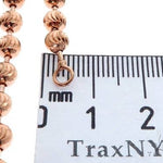 14K Rose Gold Moon Cut Chain 26 Inches 5mm   65888 - Image 6