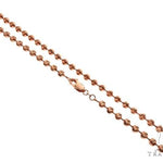 14K Rose Gold Moon Cut Chain 30 Inches 5mm   64616 - Image 1