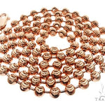 14K Rose Gold Moon Cut Chain 30 Inches 5mm   64616 - Image 4