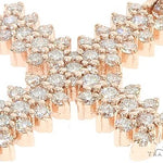 14K Rose Gold Prong Diamond Cross 65280 - Image 4