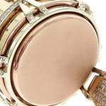 14K Three Tone Gold Pave Prong Diamond Conga Drum Pendant 63859 - Image 6