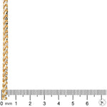 14K Two Tone Gold Diamond Cut Franco Chain 70319 - Image 6