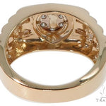 14K Two Tone Gold Men's Diamond Ring 64666 - Image 6