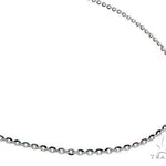 14K White Gold Mirror Rolo Chain 20 Inches 1mm   65592 - Image 1