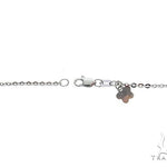 14K White Gold Mirror Rolo Chain 20 Inches 1mm   65592 - Image 4