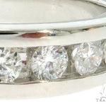 14K White Gold Channel Diamond Band 61483 - Image 3