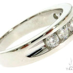14K White Gold Channel Diamond Band 61483 - Image 4