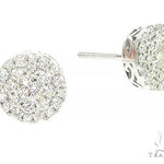 14K Gold Cluster Stud Earrings 65853 - Image 2