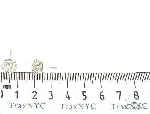 14K Gold Cluster Stud Earrings 65853 - Image 5