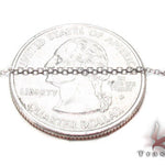 14K White Gold Cross Crucifix Necklace 33976 - Image 5