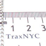 14K White Gold Solid Curb Link Chain 20 Inches 3.7mm   31653 - Image 6