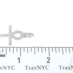 14K White Gold Diamond Ankh Cross Pendant 65520 - Image 7