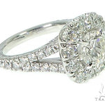 14K White Gold Diamond Engagement Ring 66139 - Image 3