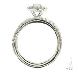 14K White Gold Diamond Engagement Ring Bridal Set 65973 - Image 7