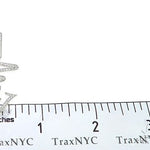 14K White Gold Diamond Heartbeat Necklace 65519 - Image 7