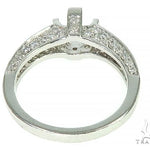 18K White Gold Diamond Semi Mount Engagement Ring 66150 - Image 4
