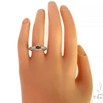 18K White Gold Diamond Semi Mount Engagement Ring 66150 - Image 6