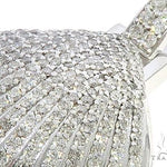 14K White Gold Diamond Special Custom Seashell Engraved Locket Pendant 65317 - Image 4