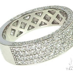 14K White Gold Diamond Wedding Band 66138 - Image 4