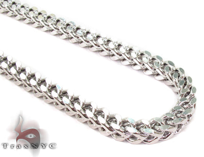 14K White Gold Franco Chain 20 Inches 5mm   32150 - Image 1