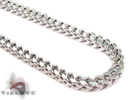 14K White Gold Franco Chain 20 Inches 5mm   32150 - Image 1