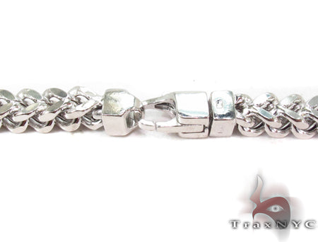14K White Gold Franco Chain 20 Inches 5mm   32150 - Image 4